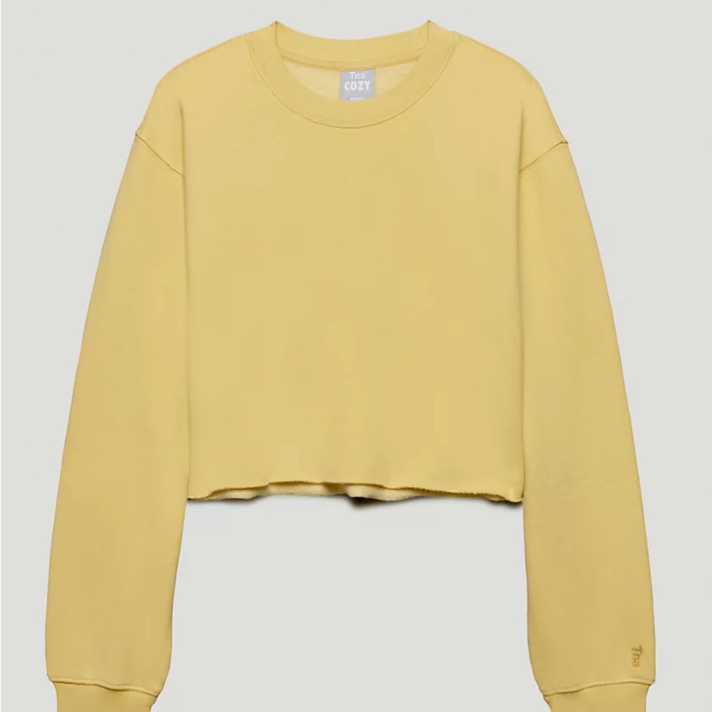 Aritzia Cozy Fleece Cropped Sweatshirt